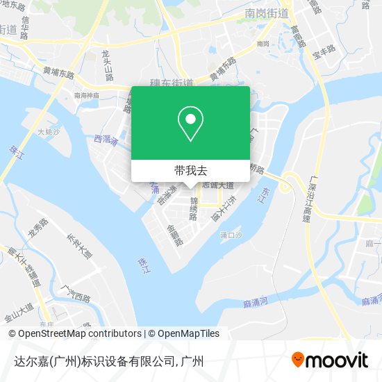 达尔嘉(广州)标识设备有限公司地图
