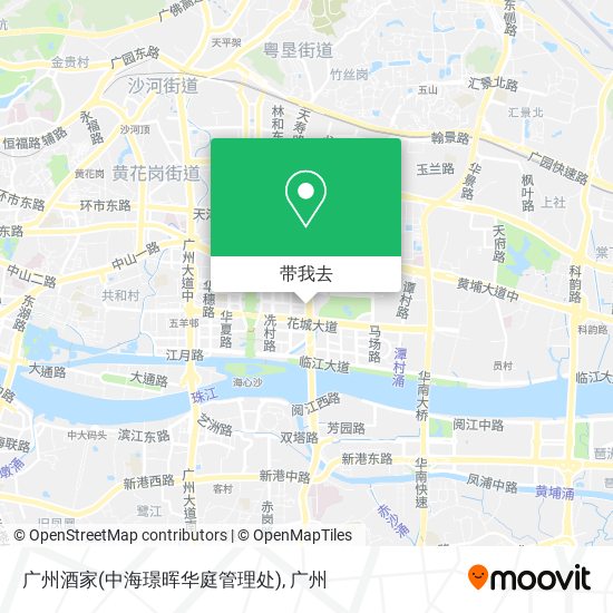 广州酒家(中海璟晖华庭管理处)地图