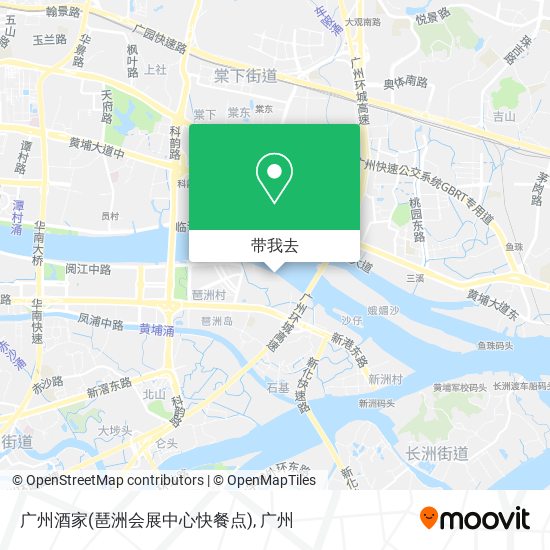 广州酒家(琶洲会展中心快餐点)地图