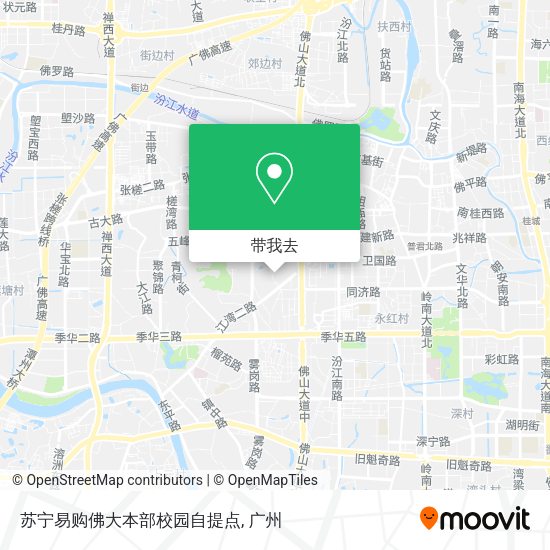 苏宁易购佛大本部校园自提点地图