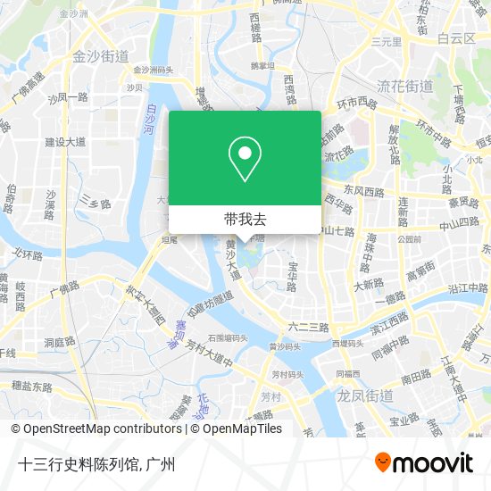 十三行史料陈列馆地图