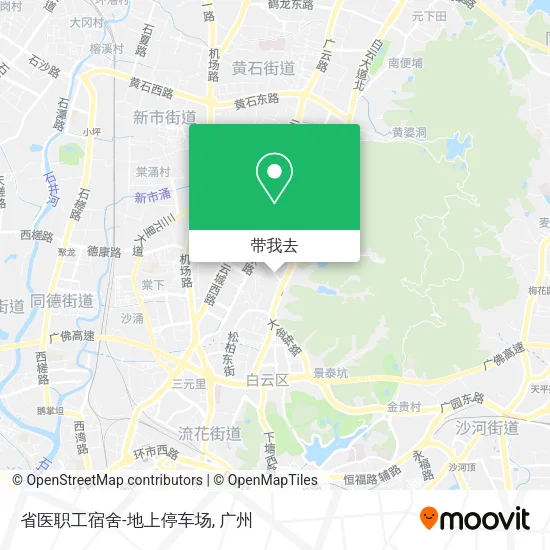 省医职工宿舍-地上停车场地图