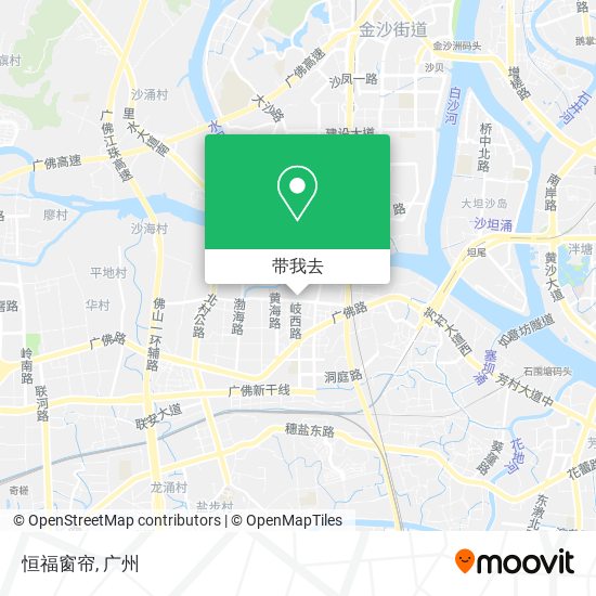 恒福窗帘地图