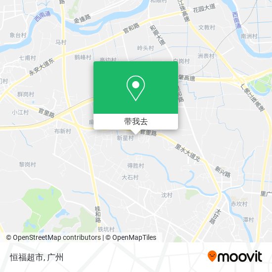 恒福超市地图