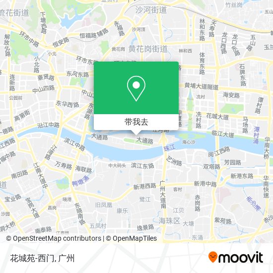 花城苑-西门地图
