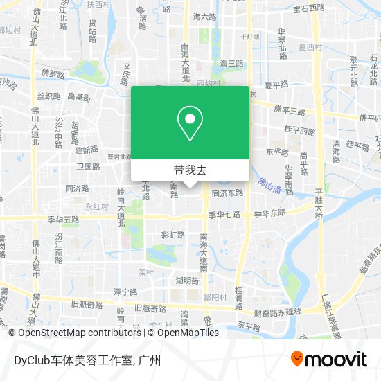 DyClub车体美容工作室地图