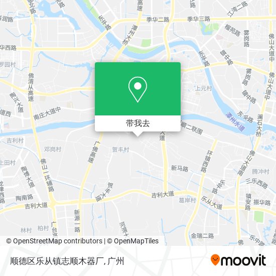 顺德区乐从镇志顺木器厂地图