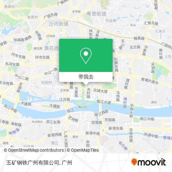 五矿钢铁广州有限公司地图