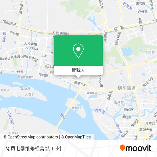 铭厉电器维修经营部地图