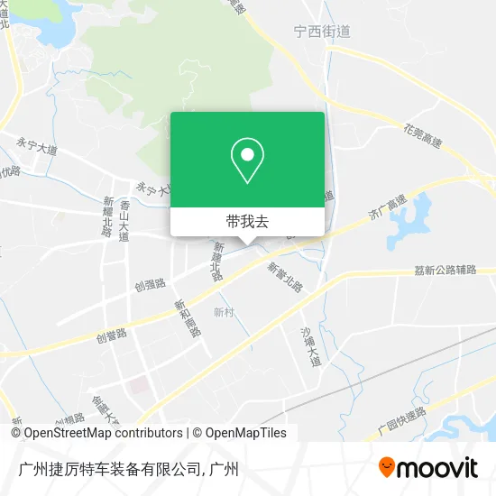 广州捷厉特车装备有限公司地图