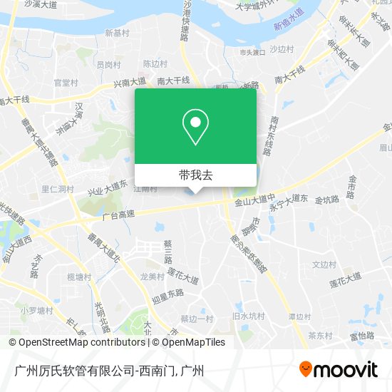 广州厉氏软管有限公司-西南门地图