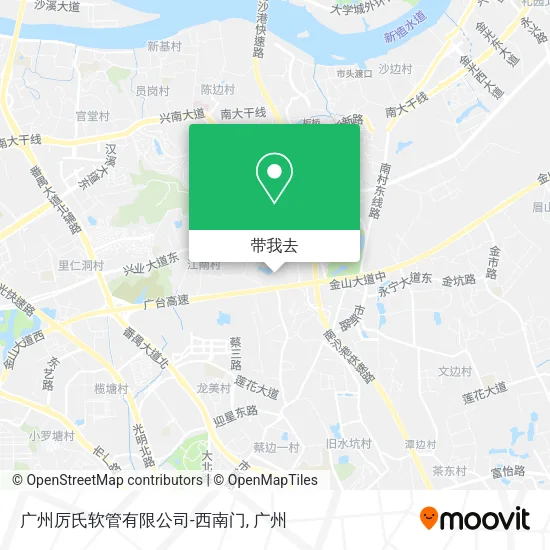 广州厉氏软管有限公司-西南门地图