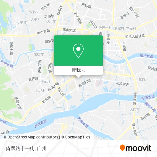 倚翠路十一街地图