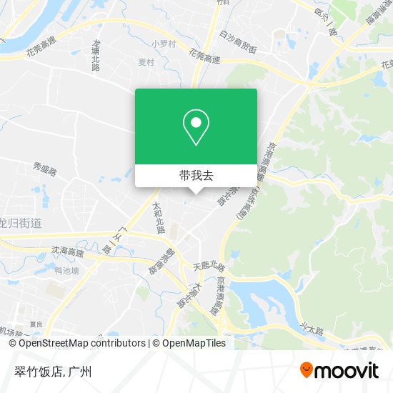 翠竹饭店地图