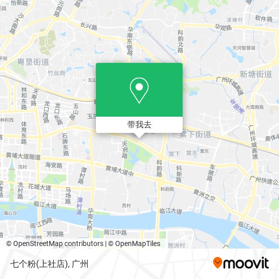七个粉(上社店)地图