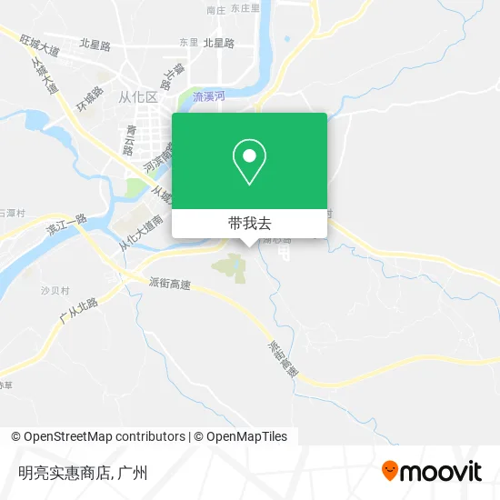 明亮实惠商店地图