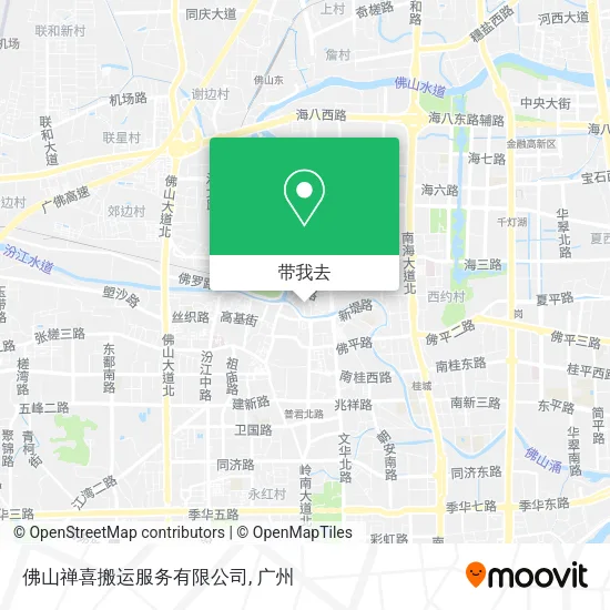 佛山禅喜搬运服务有限公司地图