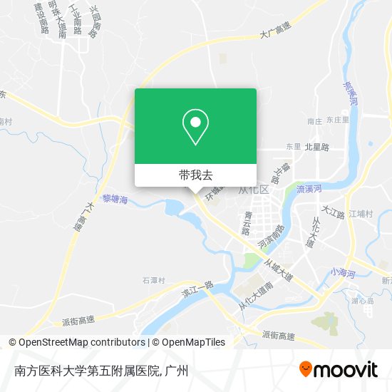 南方医科大学第五附属医院地图