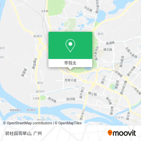 碧桂园翡翠山地图