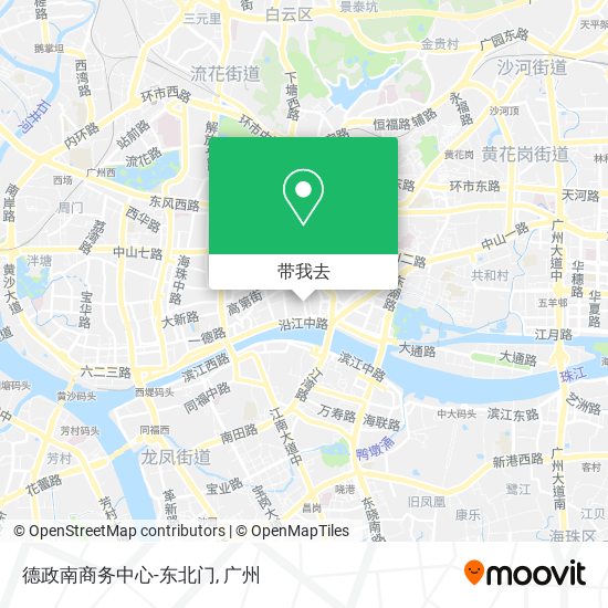 德政南商务中心-东北门地图