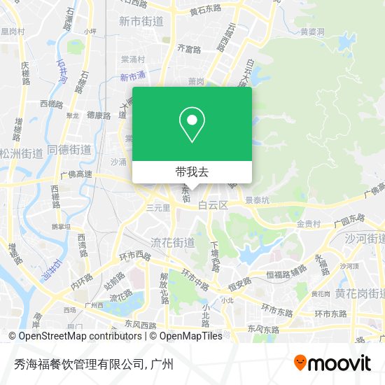 秀海福餐饮管理有限公司地图
