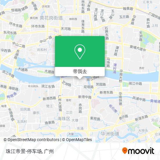 珠江帝景-停车场地图