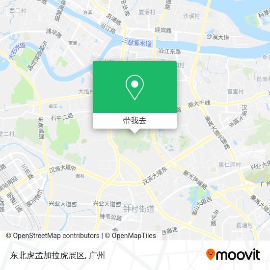 东北虎孟加拉虎展区地图