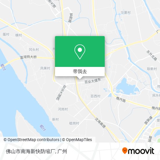 佛山市南海新快防缩厂地图