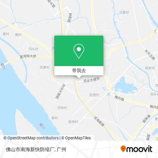 佛山市南海新快防缩厂地图