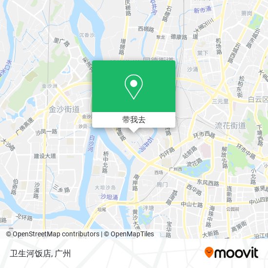 卫生河饭店地图