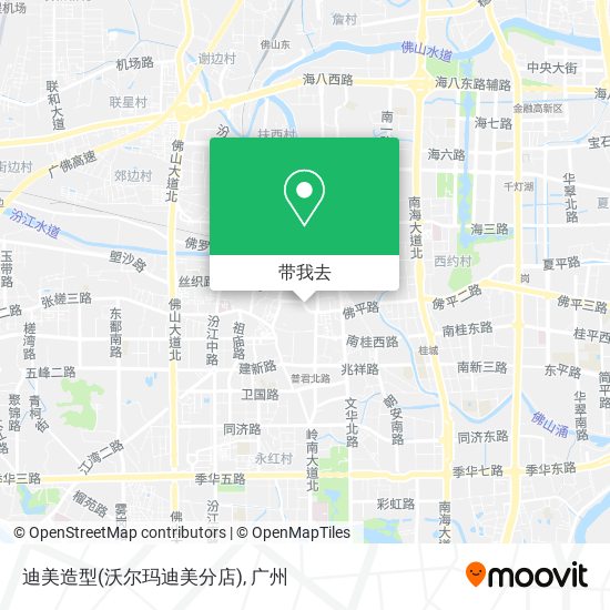 迪美造型(沃尔玛迪美分店)地图