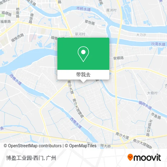 博盈工业园-西门地图