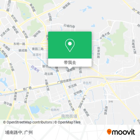 埔南路中地图