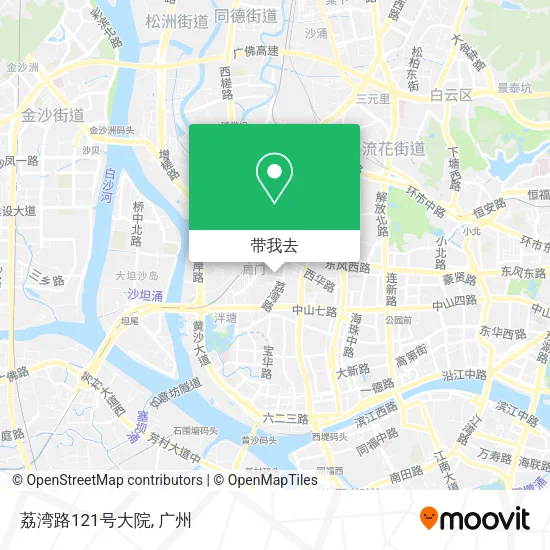荔湾路121号大院地图