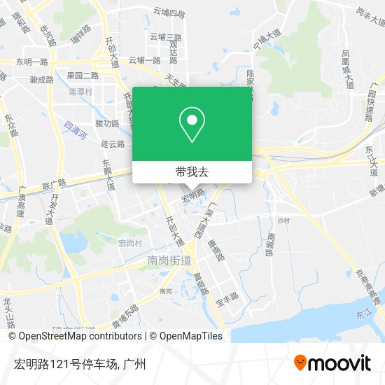宏明路121号停车场地图