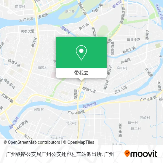 广州铁路公安局广州公安处容桂车站派出所地图