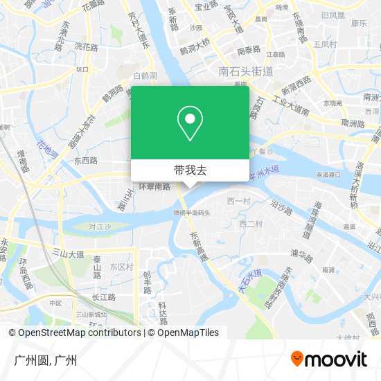 广州圆地图