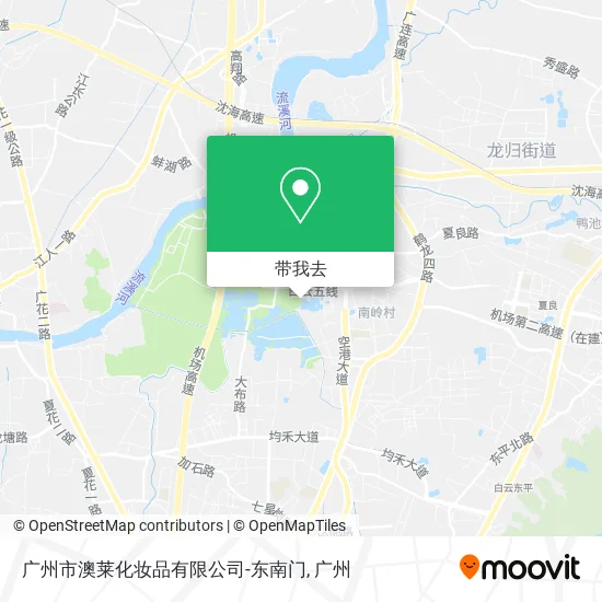 广州市澳莱化妆品有限公司-东南门地图