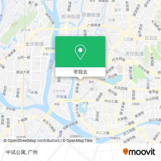 中试公寓地图