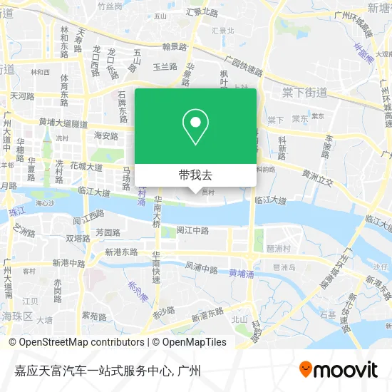 嘉应天富汽车一站式服务中心地图