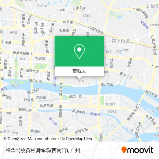 福华驾校员村训练场(西南门)地图