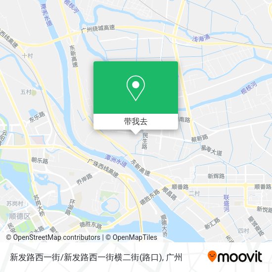 新发路西一街/新发路西一街横二街(路口)地图
