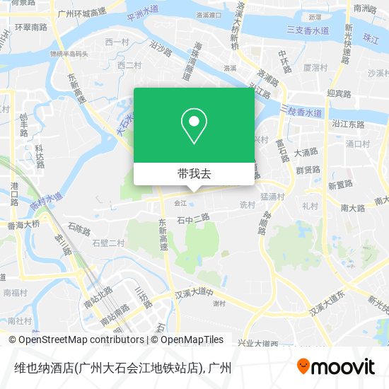 维也纳酒店(广州大石会江地铁站店)地图