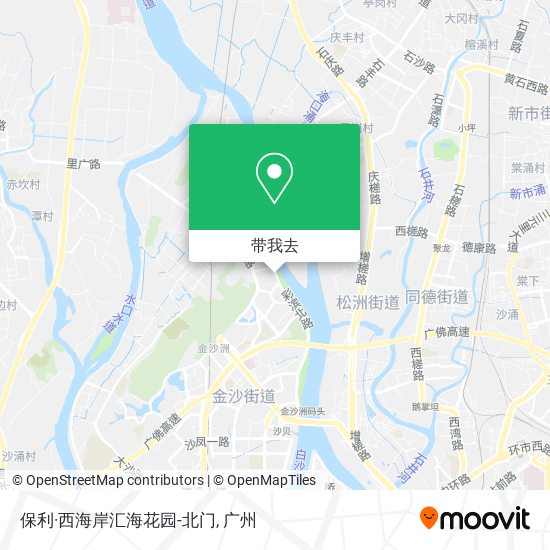 保利·西海岸汇海花园-北门地图