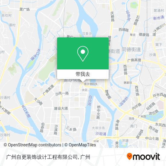 广州自更装饰设计工程有限公司地图
