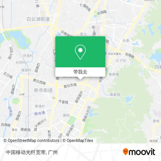中国移动光纤宽带地图