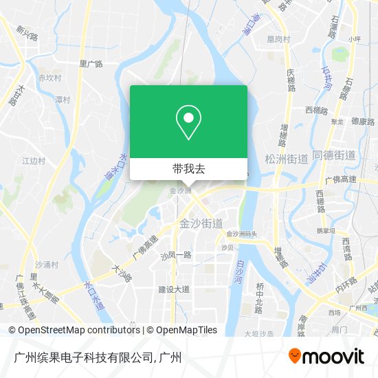 广州缤果电子科技有限公司地图