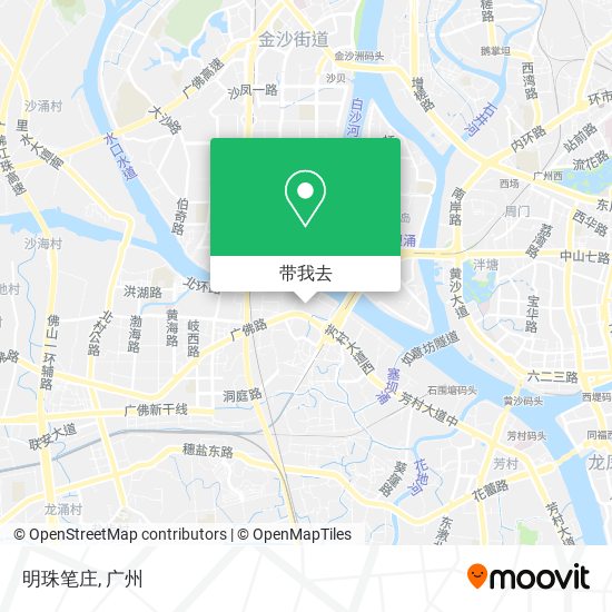 明珠笔庄地图