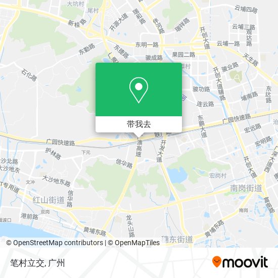 笔村立交地图