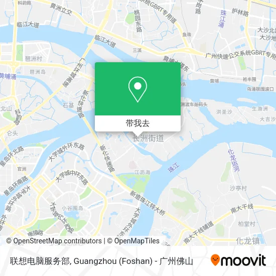 联想电脑服务部地图